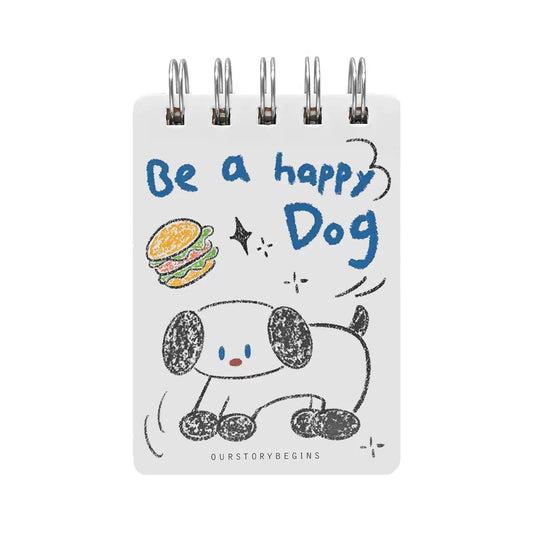 Happy Dog Spiral Diary