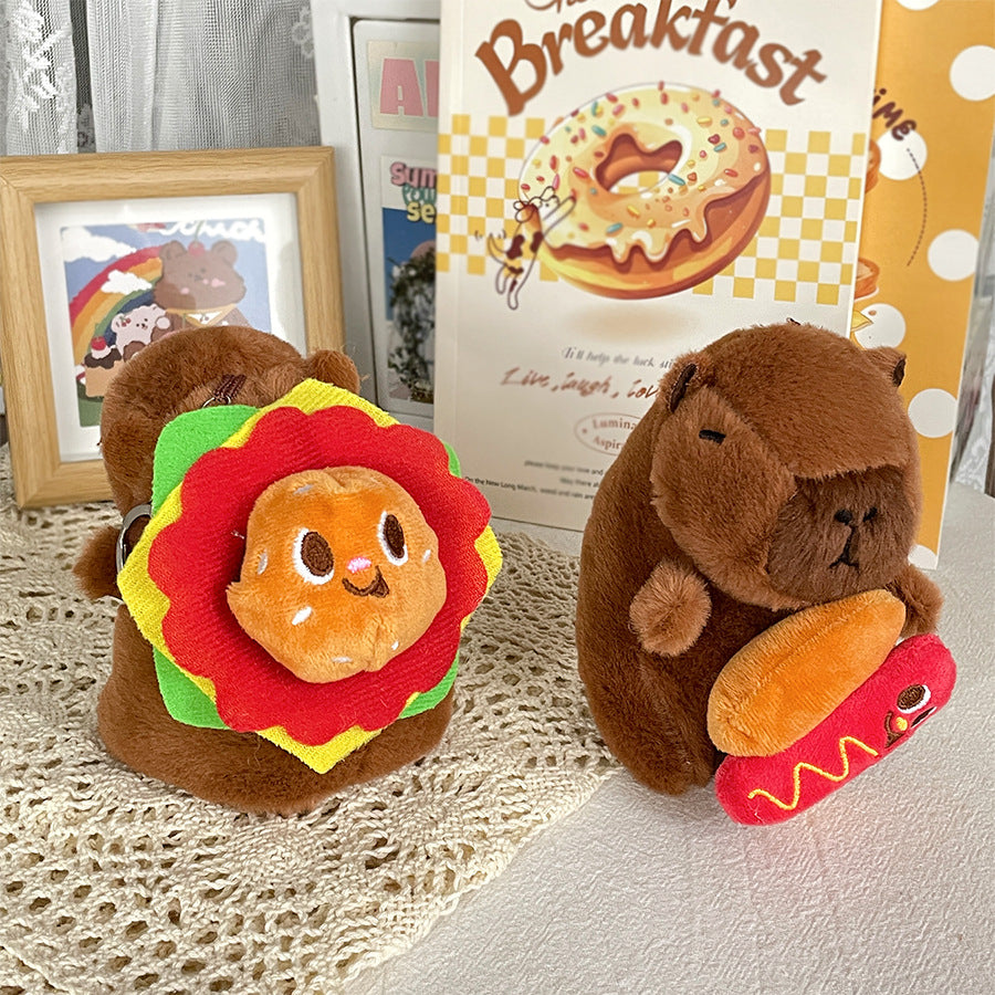 Capybara Plush Keychain