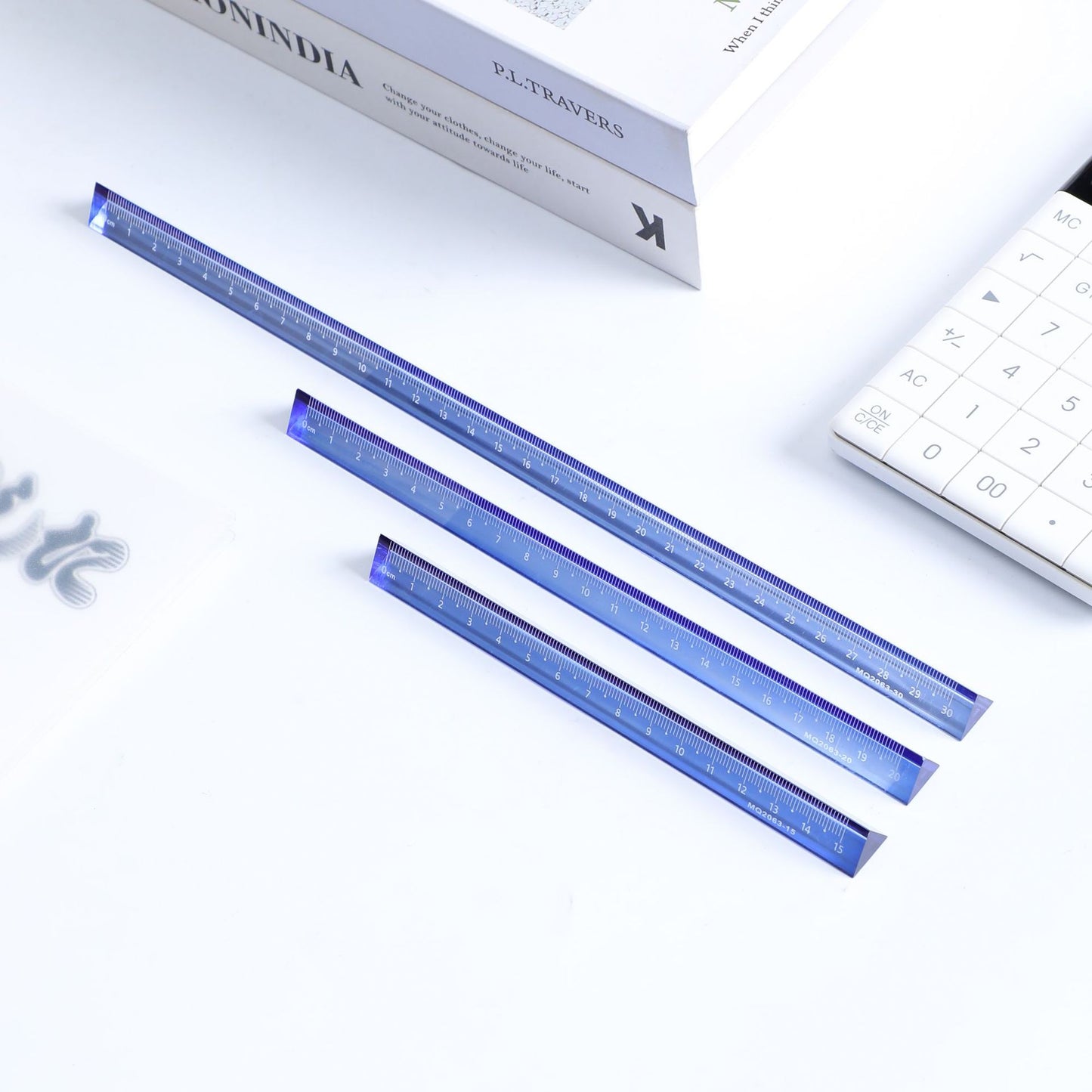 Triangle Crystal Ruler