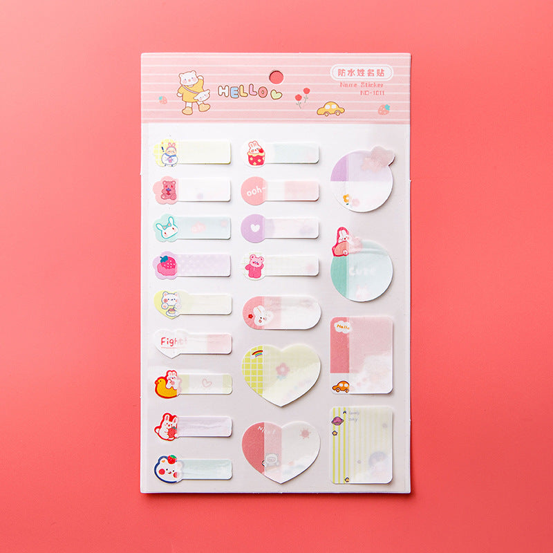 Kawaii Name Sticker