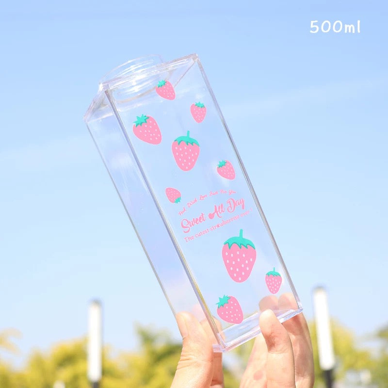Transparent Milk Bottle (500 ml)