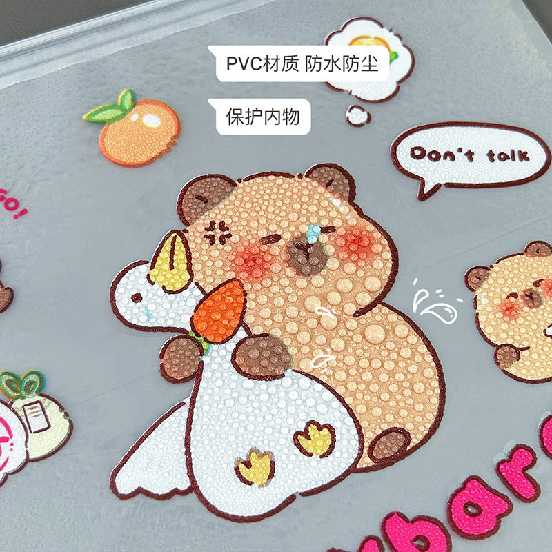 Capybara A4 Zip Folder