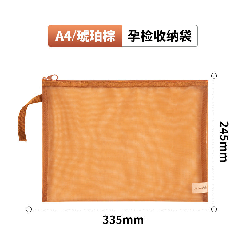 Transparent Mesh Pencil Case