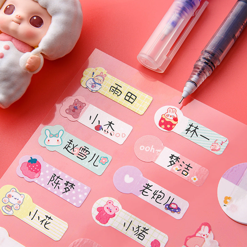 Kawaii Name Sticker