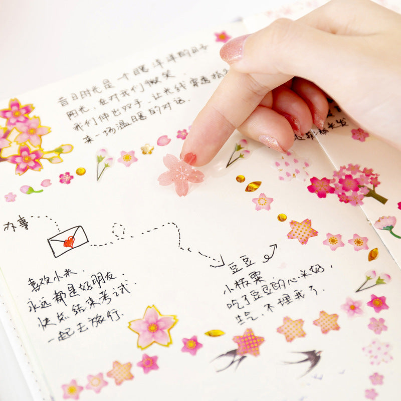 Kitty Blossom Stickers