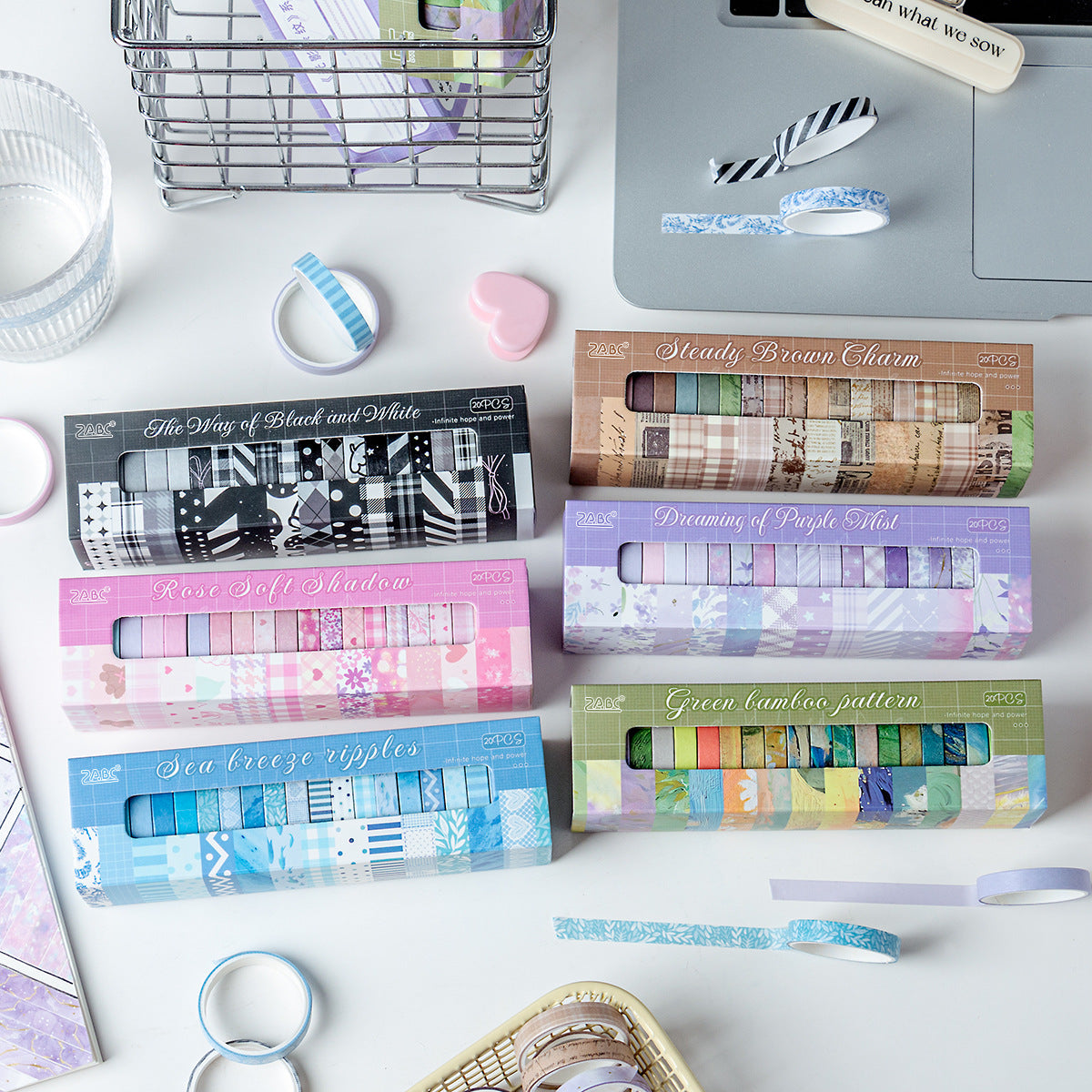 Journaling Washitape 20 Pcs