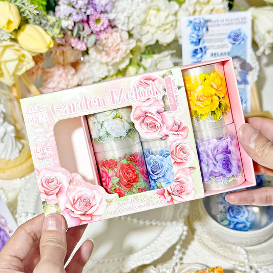 Floral Pet Washitape Roll Set