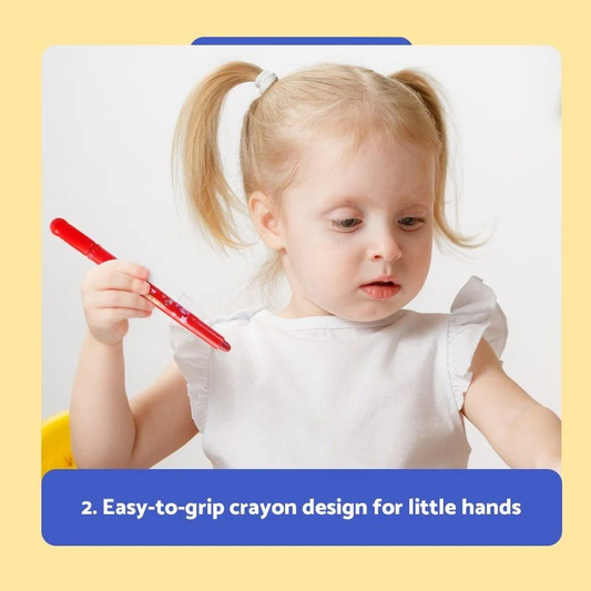 Washable Crayon 24 Pcs Set