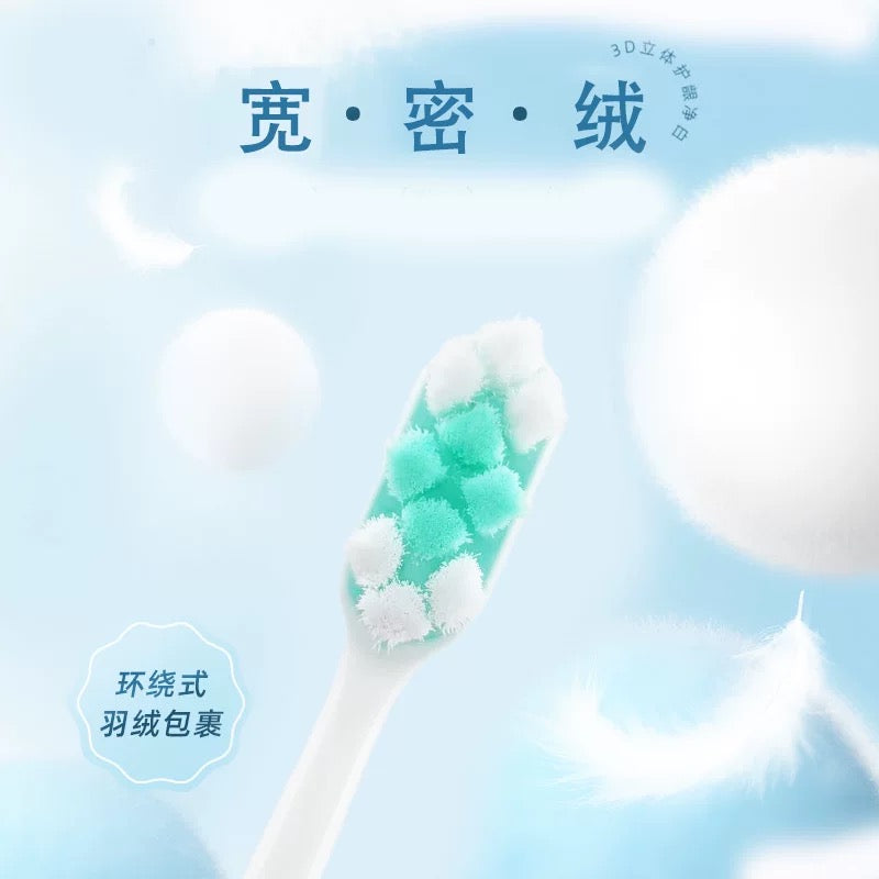 Cute Pastel Colors Adult Toothbrush 2pcs Combo