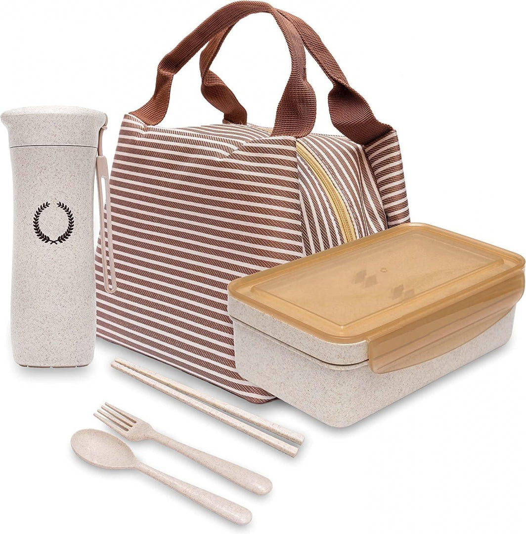 Dream Doodle Lunch Box (1100 Ml) and Water Bottle (450 Ml) with Lunch Bag -
