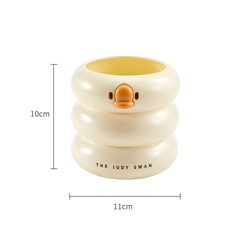 Kawaii Duck Pen Holder