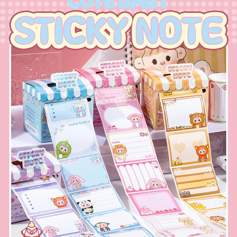 Kawaii Sticky Note Roll