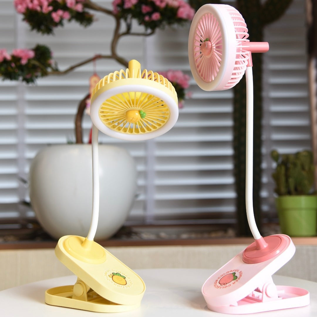 Premium Clip Mini Fan With Lights
