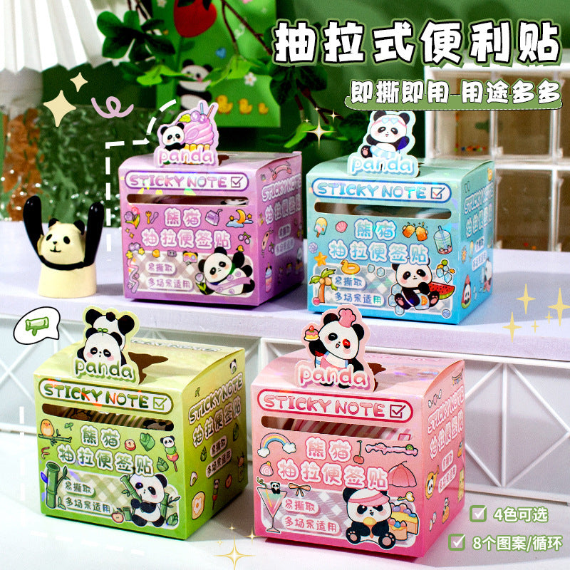 Panda Peel Off Sticky Note Roll