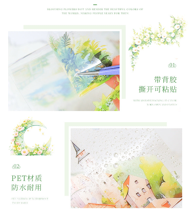 Summer Ice Treat Journaling Pet Washitape