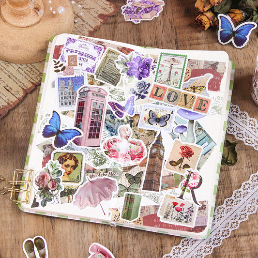 Retro Journaling Sticker Roll