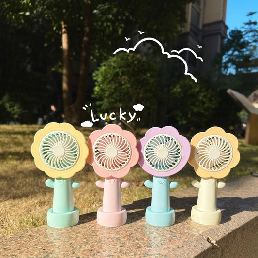 Floral Mini Fan
