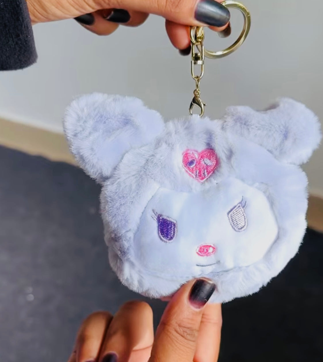 Kuromi Plush Keychains