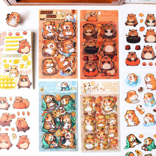 Kawaii Animal Deco Stickers