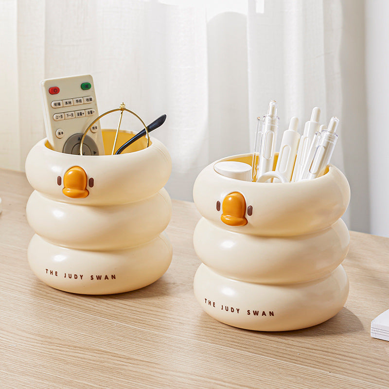 Kawaii Duck Pen Holder