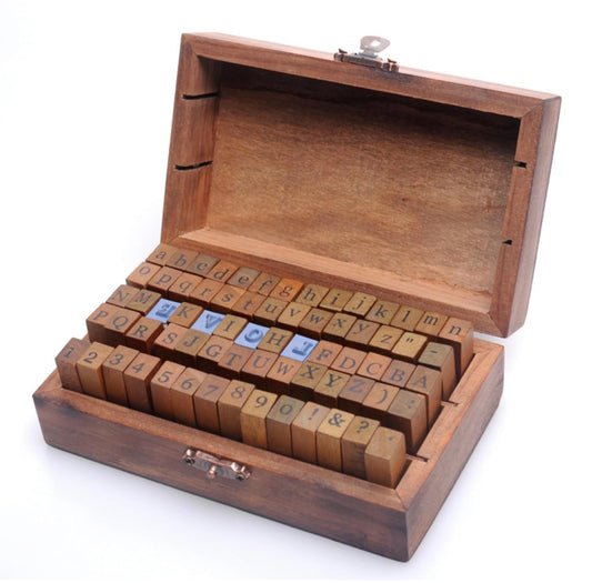 Alphabet Wooden Stamp