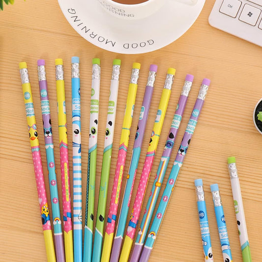 Cute Animal Pencil Pack (12pcs)