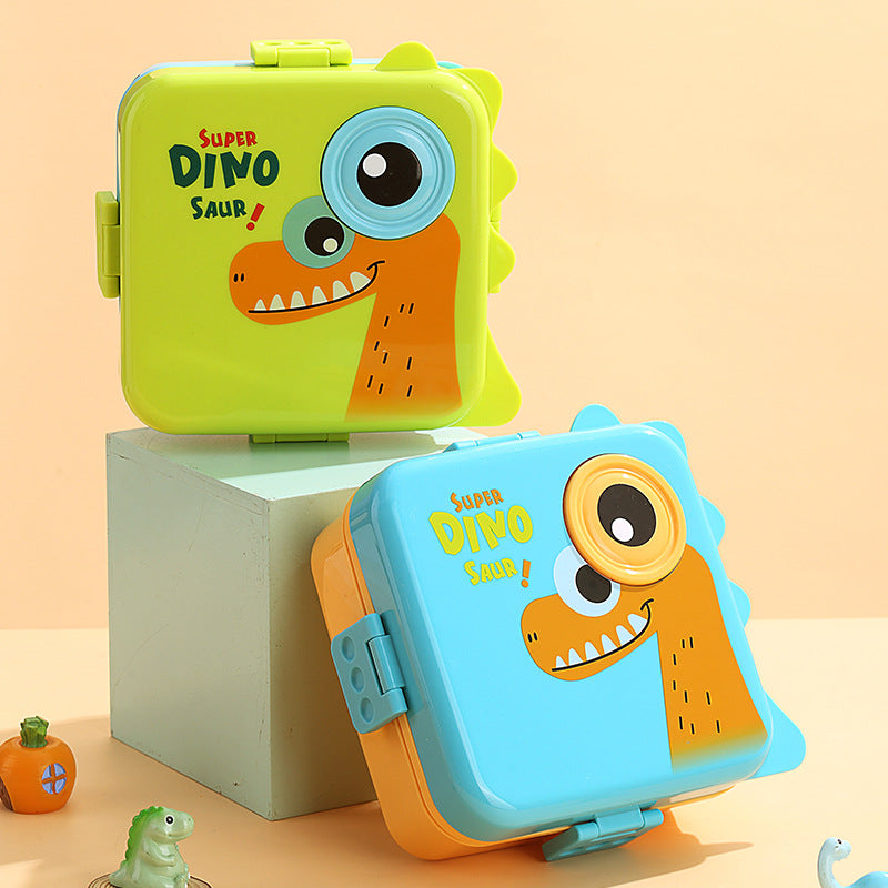 Dino Jumbo Stainless Steel Lunch Box