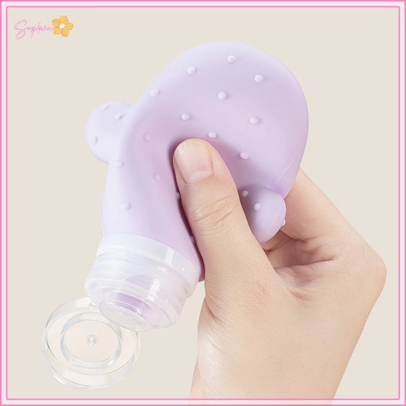 Silicone Cactus Portable Travel Bottle