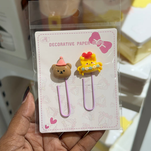 Kawaii Decorative Paper Clip Set