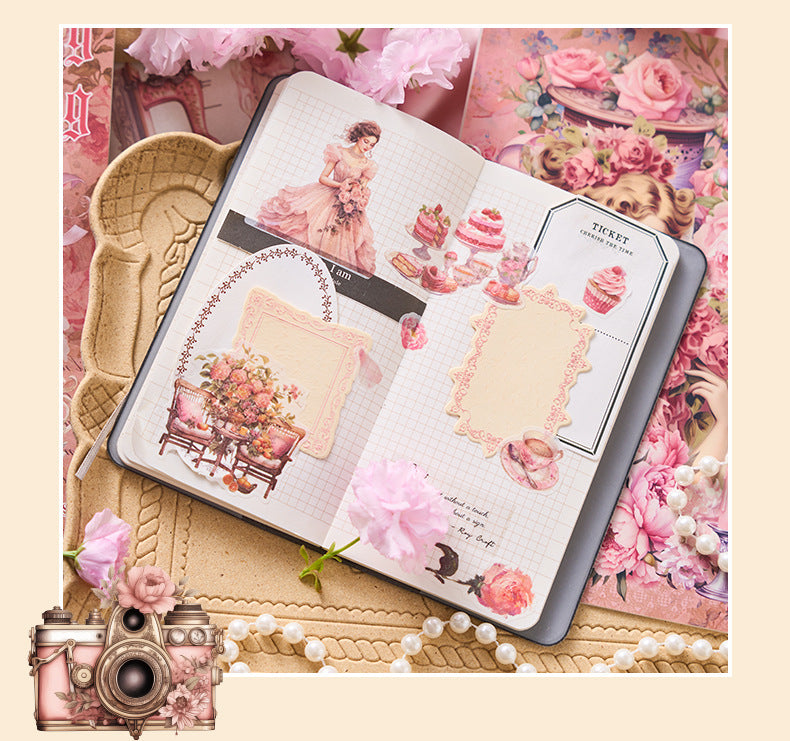 Victorian Vintage Sticker Book (24 Sheets Book)