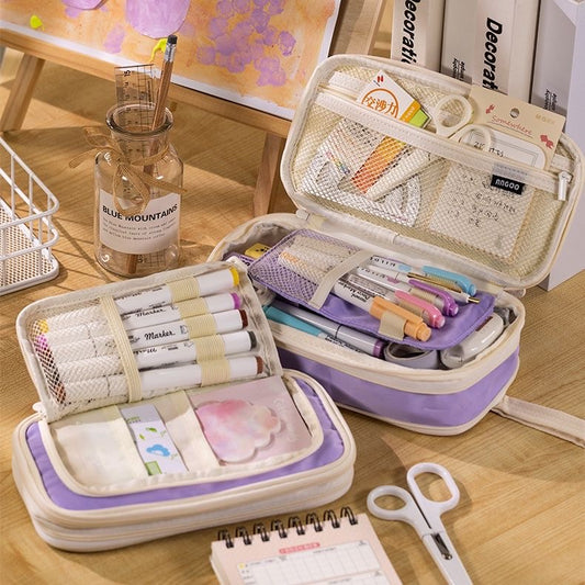 Premium Canvas Pencil Pouch