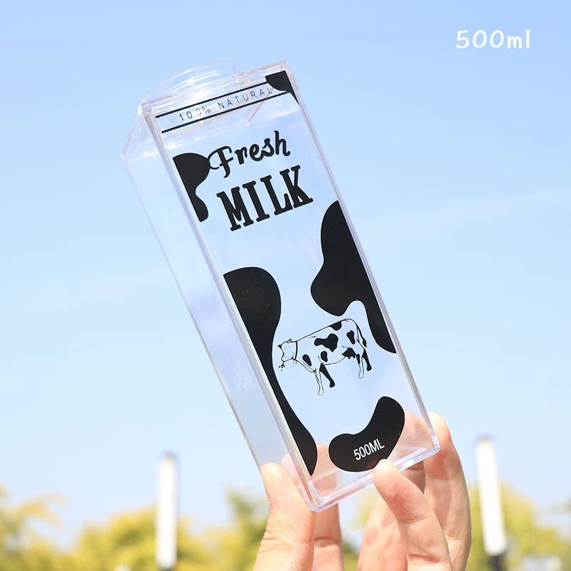 Transparent Milk Bottle (500 ml)