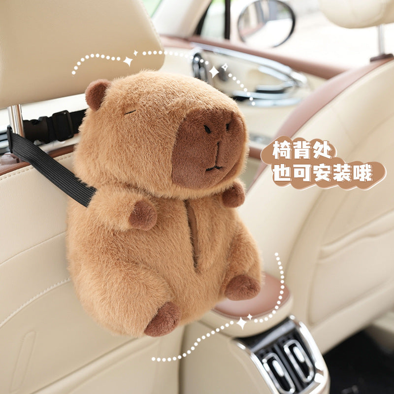Capybara Car Tissue Holder