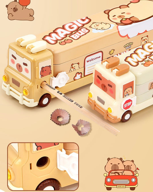 Capybara Bus Pencil box