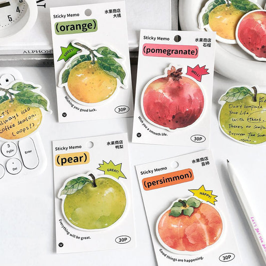 Watercolor Fruits Sticky Note