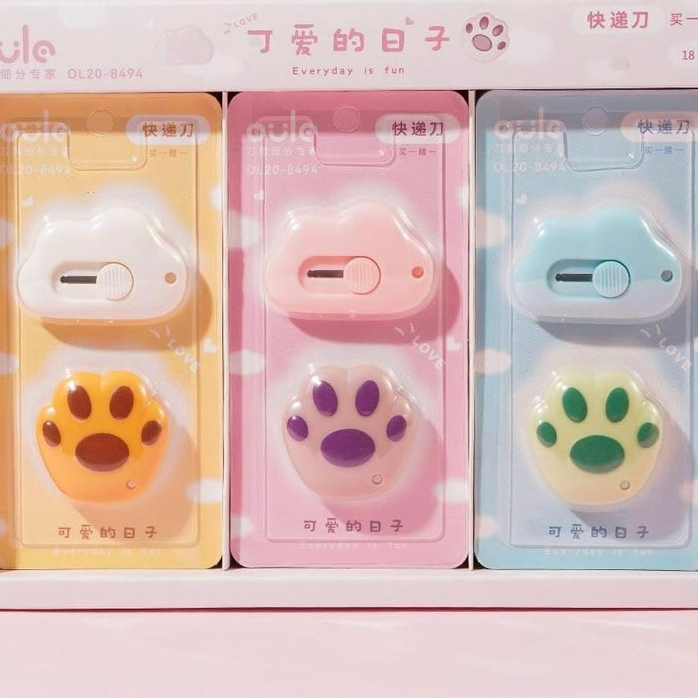 Cat Paw Cutter With Cloud Pen Cutter (2 Pcs Set) Combo pack