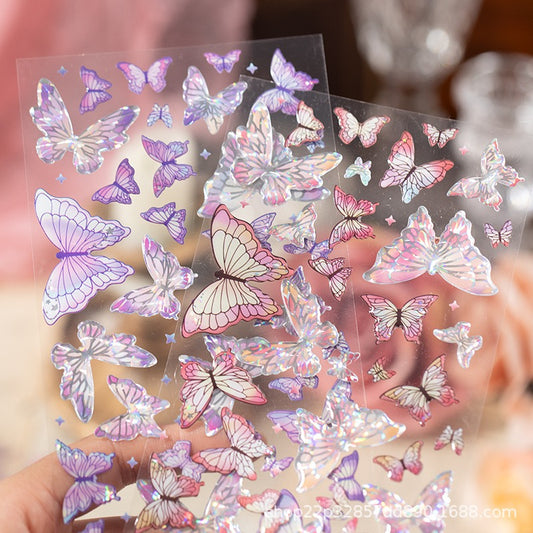 Crystal Butterfly Stickers