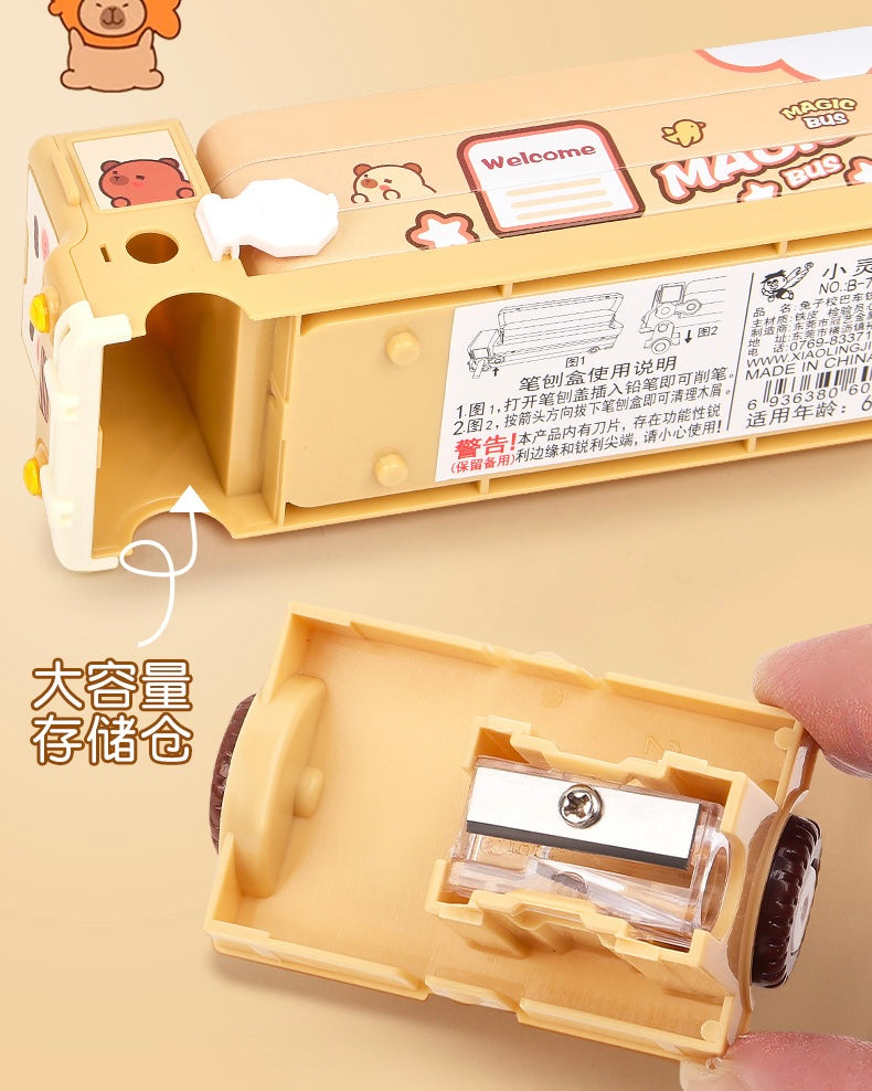 Capybara Bus Pencil box
