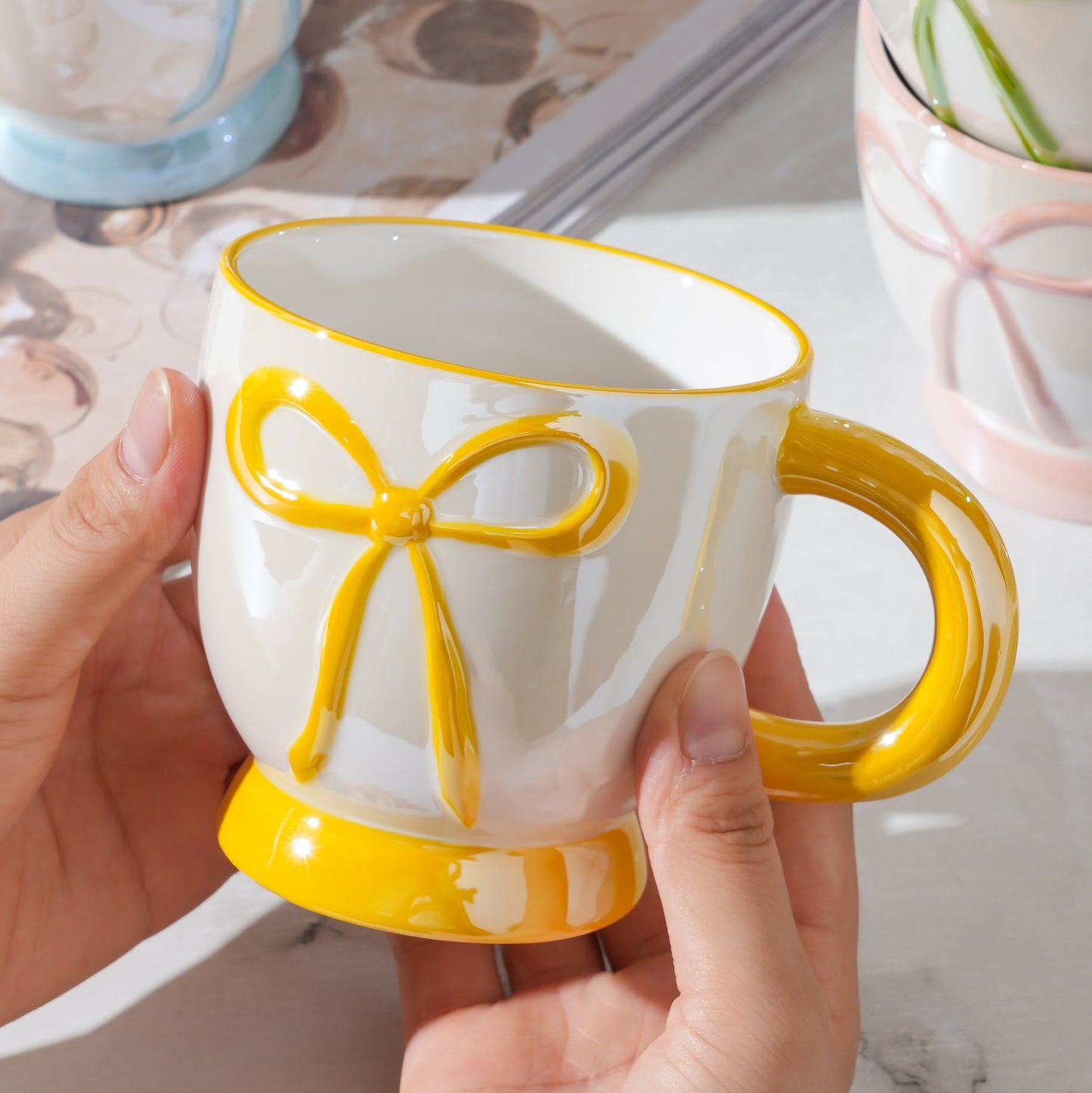 Pinteresty Bow Ceramic Mug