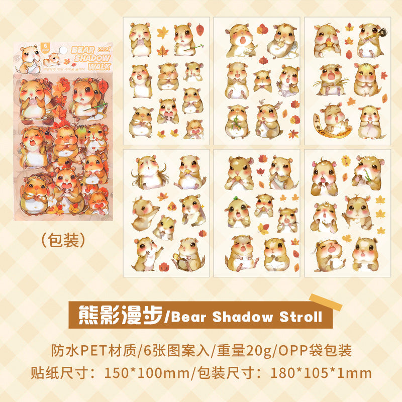 Kawaii Animal Deco Stickers