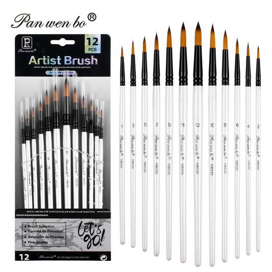 Artist Paint Round Brush Set