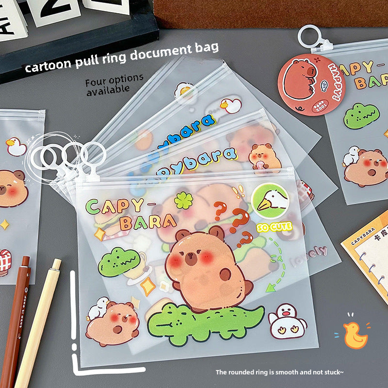 Capybara A4 Zip Folder