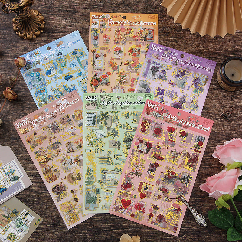 Gold Foil Journal Sticker