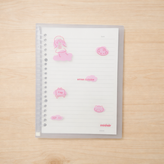 Kawaii Loose Leaf Ring Notebook