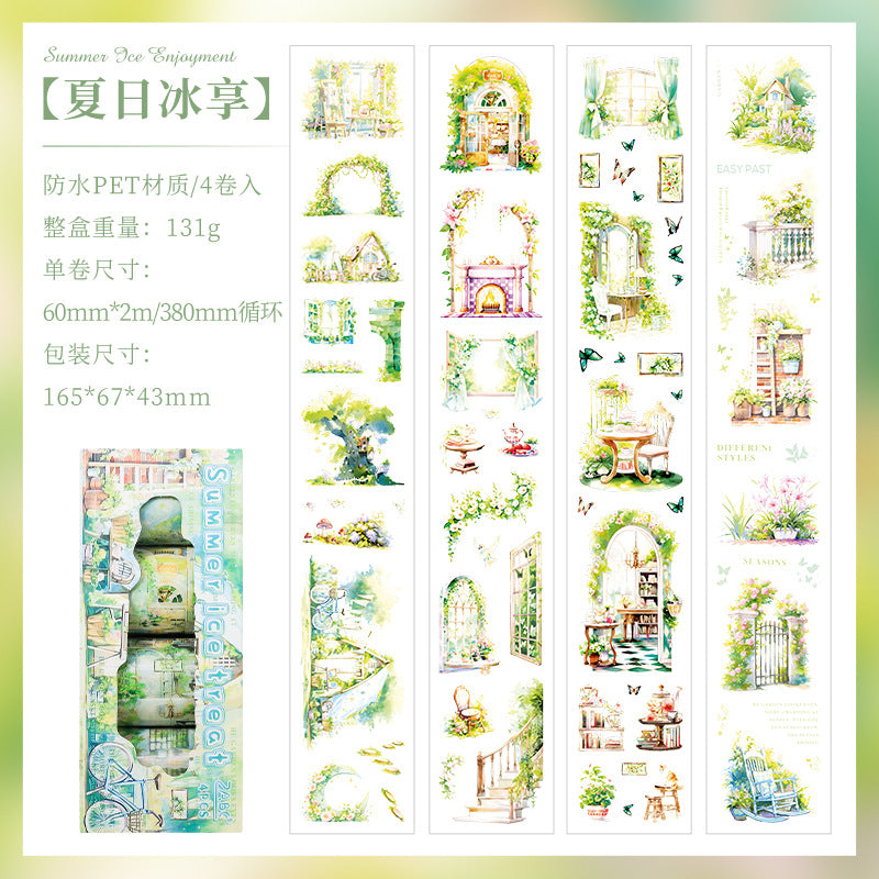 Summer Ice Treat Journaling Pet Washitape