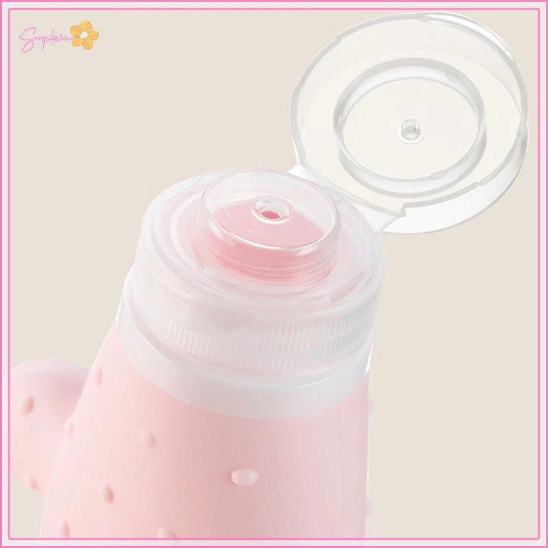 Silicone Cactus Portable Travel Bottle