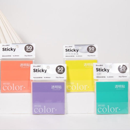 Morandi Transparent Sticky Note