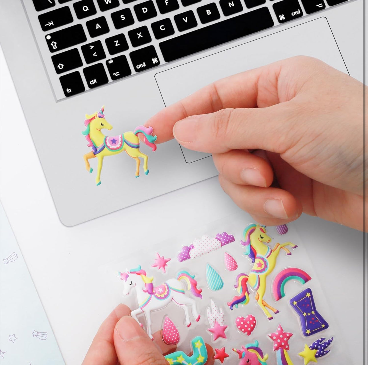 Unicorn Puffy Stickers