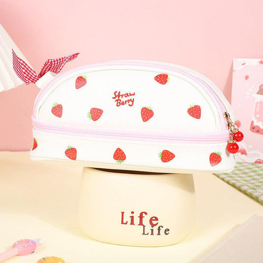 Strawberry Double Layer Pencil Case