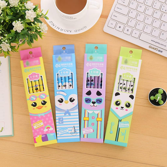 Cute Animal Pencil Pack (12pcs)